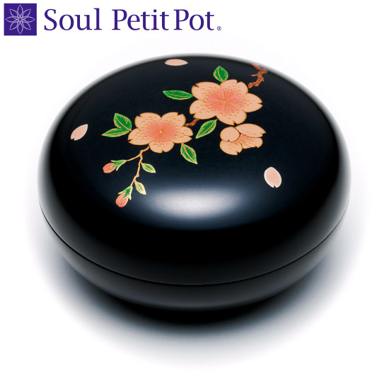 蒔絵 -花あわせ- 『桜』 Soul PetitPot ミニ骨壷 【手元供養】