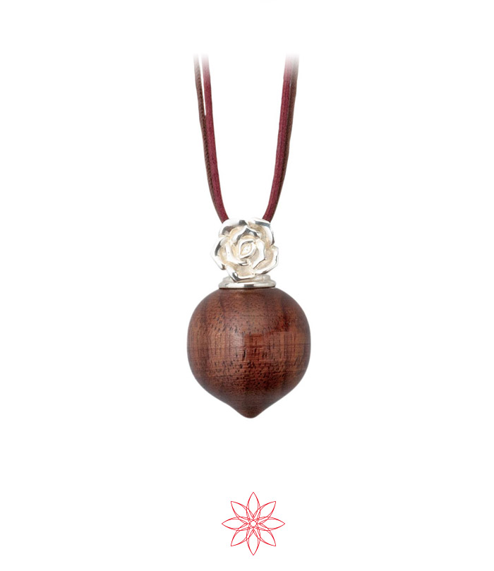 カジュアル ウッド ローズ Soul Jewelry 遺骨ペンダント 【手元供養】｜仏壇・仏具・位牌等、各種仏具の通販【メモリアル アートの大野屋WebShop】